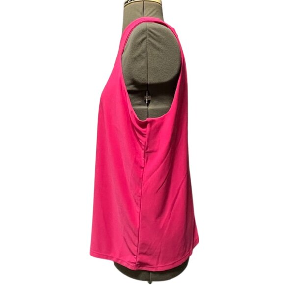 LAUREN RALPH LAUREN 1X Sleeveless V Neck Blouse Zipper Closure On The Back NWT - Picture 2 of 16